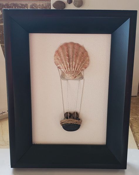 Hot air balloon pebble art Pebble Art, Hot Air Balloon, Air Balloon, Hot Air, Balloons, Art