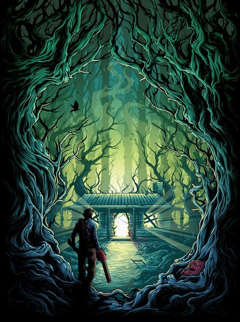 Dan Mumford, Bg Design, Horror Artwork, Horror Movie Icons, Horror Posters, Evil Dead, Horror Movie Art, Horror Icons, Movie Poster Art