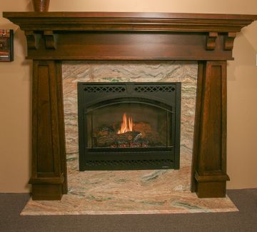 Craftsman Fireplace Mantels, Craftsman Style Fireplace, Wood Fireplace Mantels, Craftsman Style Interiors, Arts And Crafts Fireplace, Craftsman Interior Design, Diy Fireplace Mantle, Wood Fireplace Surrounds, Custom Fireplace Mantels