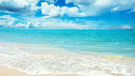 Ocean, 5k, 4k wallpaper, 8k, shore, beach, clouds, sky (horizontal) Beach Desktop Backgrounds, Strand Wallpaper, Summer Beach Wallpaper, Zero Wallpaper, Desktop Background Pictures, Summer Scenes, Beach Images, Widescreen Wallpaper, Wallpaper Ipad