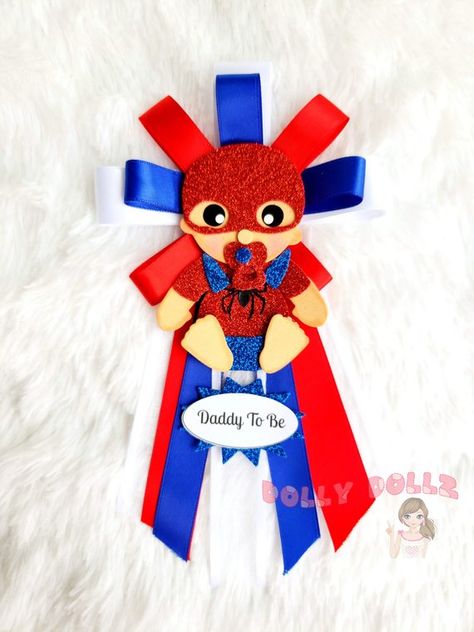 Super Hero Baby Shower corsage, Super Hero corsage,Baby Shower, Mommy to be,Marvel Baby Shower, Batm Spider Man Baby Shower Ideas, Spiderman Baby Shower Ideas, Super Hero Boutonniere, Super Hero Baby Shower Ideas For Boys, Superhero Baby Shower Ideas, Super Hero Baby Shower, Superhero Baby Shower Gifts, Marvel Baby Shower, Super Hero Baby