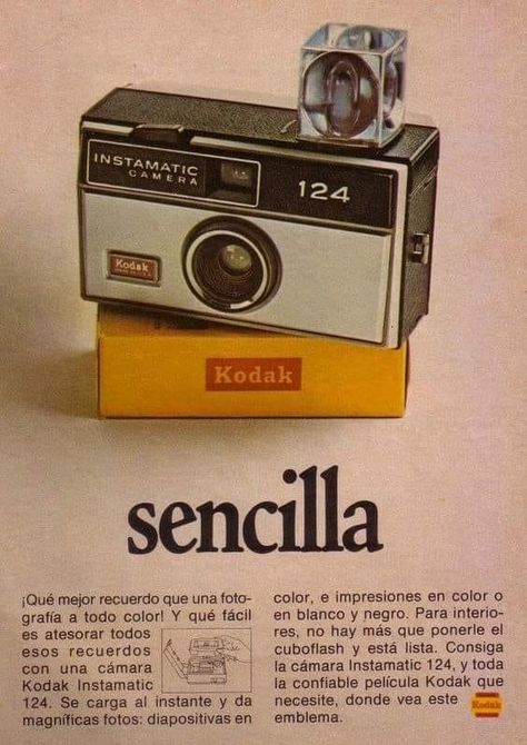 80s Camera, Kodak Aesthetic, 80s Editorial, Camera Ads, Camera Poster, 80s Ads, Kodak Instamatic, Kodak Camera, Poster Vintage Retro