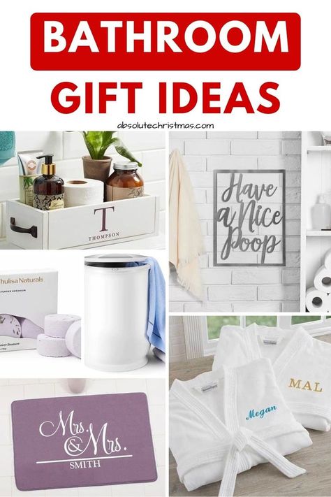 Need a gift for a bathroom renovation, housewarming or newlyweds? Or a great present for someone who loves taking long baths? Look no further than our gift guide filled with batroom gifts for that special person in your life. Bathroom Gift Ideas, Couples Bathroom, Housewarming Gift Baskets, Gift Ide, Bathroom Gifts, Scandinavian Nursery, Bathroom Top, Bathroom Items, Stylish Bathroom