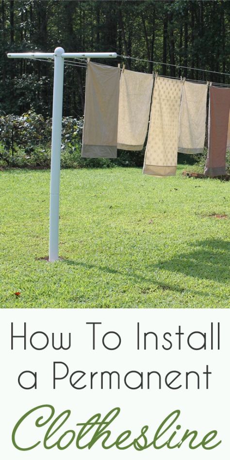 Clothesline Ideas Outdoor Clothes Line, How To Make A Clothes Line, Clothesline Ideas Outdoor, Clothes Line Ideas Outdoor, Diy Clothes Line, Clothes Lines Ideas Outdoor, Diy Clothesline Outdoor, Clothesline Ideas, Outdoor Clothes Lines