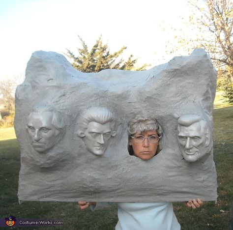 Awesome Mt. Rushmore!!! - 2012 Halloween Costume Contest Rushmore Costume, Halloween Costumes For Big Kids, Patriotic Costumes, Mt Rushmore, Homemade Costume, Costume Works, Homemade Halloween Costumes, Holloween Costume, Homemade Costumes