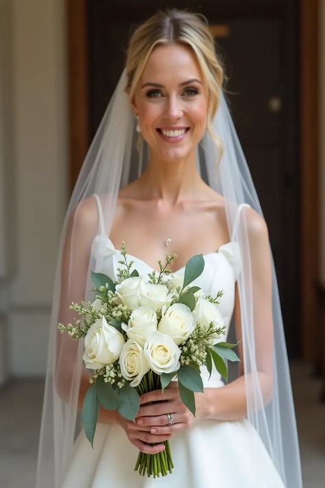 29 White Wedding Bouquets for Every Bride-To-Be White Bride Flower Bouquet, Astilbe Bouquet, Bride Flower Bouquet, White Orchid Bouquet, Magnolia Bouquet, Brides Flowers Bouquet, White Peonies Bouquet, Sweet Smelling Flowers, Anemone Bouquet