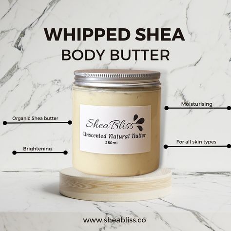 Vegan organic body butter Shea Butter Branding, Butter Branding, Shea Butter Cream, Butter Brands, Organic Body Butter, Diy Body Butter, Whipped Shea Butter, Shea Body Butter, Organic Shea Butter