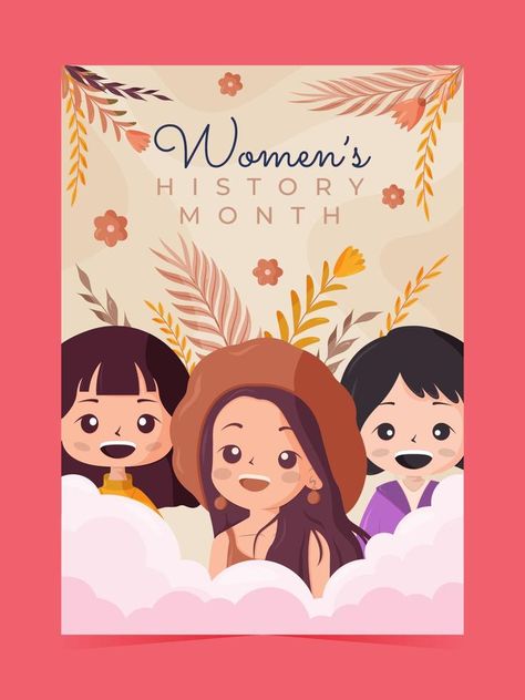 Women Month Poster, Womens Month Poster, Womens History, Poster Advertisement, Month Design, Womens Month, Women's History Month, Women's History, Women’s History