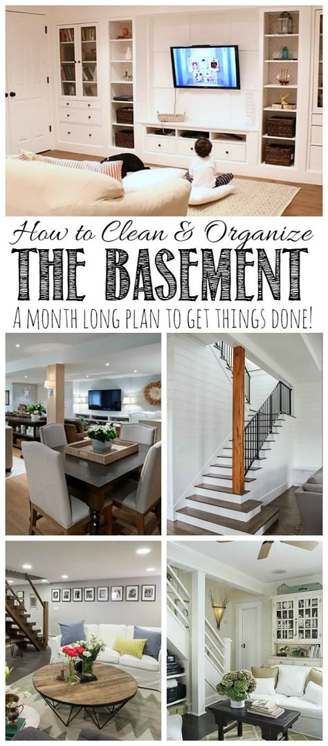 Narrow Basement, Concrete Basement, Basement Organization, Basement Redo, Basement Gym, Basement Inspiration, Diy Basement, Clean And Organize, Small Basement