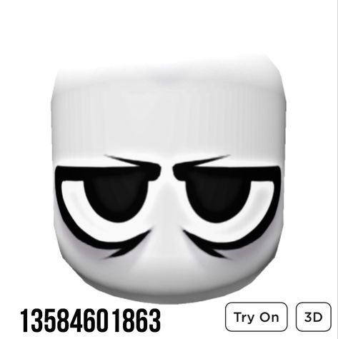 Annoyed Face, Roblox Items, Roblox Code, Roblox Guy, Roblox T Shirts, Art Tools Drawing, Roblox Funny, Play Roblox, Cool Avatars