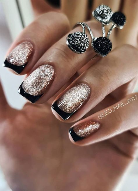 Nails Fancy, Nail Design Glitter, Nails Classy, Fall Nail Art Designs, Manicure Gel, Accent Nail, Smink Inspiration, Nails 2021, Pretty Nail Art