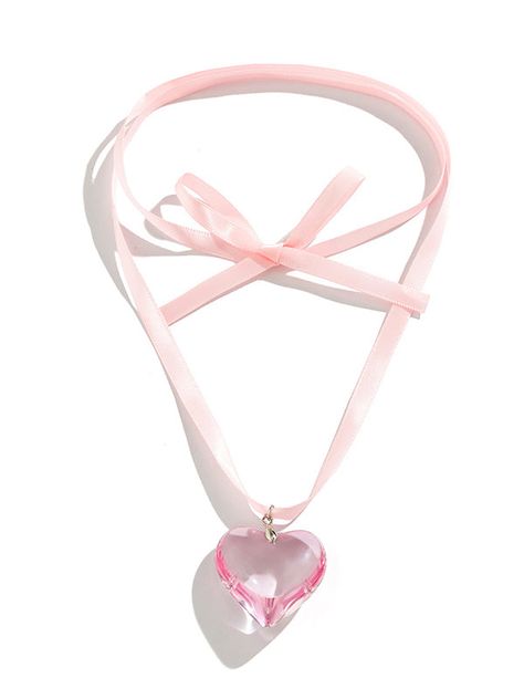 Sku CY-!119292 Material Alloy Feature Streamer , Heart Shape , Tied Occasion Vintage , Sexy Type Necklaces Accessories Color RED,PINK,GREEN,BLACK,PURPLE,COLORFUL Size One_size Please consult the size chart we provide for this item's measurements to help you decide which size to buy.Please note: There may be 1-3cm differ due to manual measurement. CMINCH Length One_size 100 Heart Shaped Accessories, Vday Jewelry, Feminine Esthetics, Gingham Background, Classic Crossbody Bag, Heart Accessories, Tie Necklace, Velvet Heart, Key To My Heart