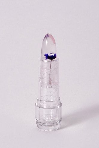 Blossom Crystal Lip Balm â Purple Flower at Forever 21 , Purple 6.00 USD Purple Lip Balm, Strawberry Scent, Crystal Lips, Snow Princess, Spot Popping, Purple Flower, Lip Moisturizer, Pop Fashion, New Age