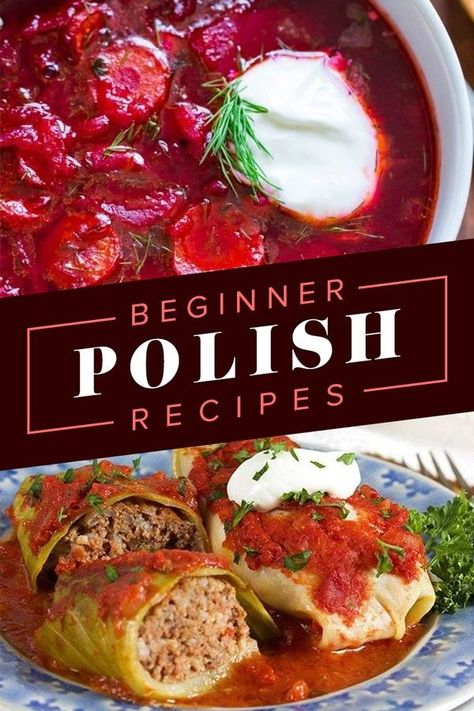 Polish Tomato Soup, Easy Polish Recipes, Polish Potato Pancakes, Polish Food Recipes, Polish Chicken, Eastern European Recipes, Food Recipes Easy, Chicken Noodle Soup Easy, Beet Soup