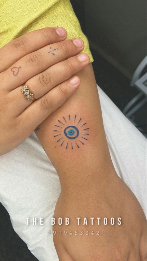 Evil Eye Wrist Tattoo, Planet Tattoo, Evil Eye Tattoo, Tat Ideas, Eye Tattoo, Tattoo Inspo, Wrist Tattoos, Future Tattoos, Tattoos And Piercings