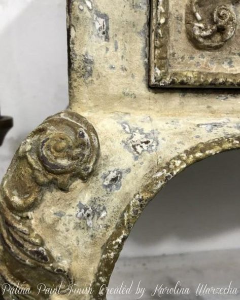 Rich Patina Created by FARRAGOZ Online Students (part 5) – FARRAGOZ Farragoz Patina, Saltwash Furniture, Rustic Hot Tubs, Paris Townhouse, Faux Paint Finishes, Gustavian Furniture, Shabby Furniture, Patina Paint, Homemade Paint