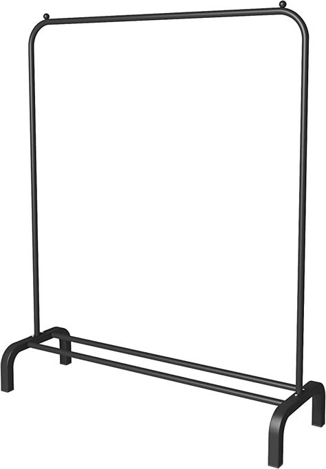 AmazonSmile: UDEAR Garment Rack,Freestanding Double Rod Clothing Racks for Hanging Clothes,Black : Everything Else Bedroom Clothing Rack, Clothing Rack Bedroom, Clothing Racks, Clothing Store Interior, Bedroom White, Functional Clothing, Garment Rack, How To Store Shoes, Clothes Black