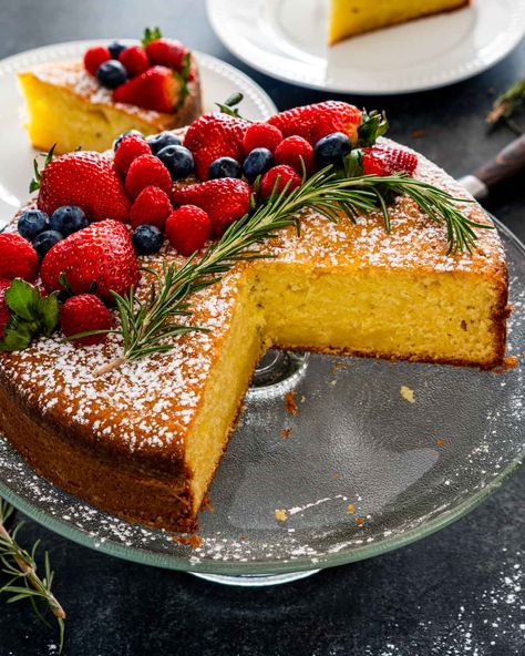 Olive Oil Cake Recipe, Lemon Olive Oil Cake, Once Upon A Chef, Cake Cooking, Glaze For Cake, Jo Cooks, Oil Cake, Olive Oil Cake, Light Desserts