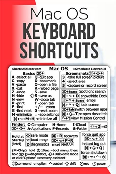 Insane sticker for Keyboard Shortcuts - Macbook begginer friendly, do not forget your shortcuts 🔥 Macbook Keyboard Shortcuts, Macbook Shortcuts, Mac Keyboard, All Apple Products, Macbook Keyboard, Mission Control, Keyboard Stickers, Electronics Basics, Stickers For Laptop