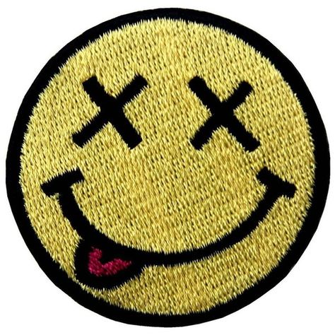 0 Cool Iron On Patches, Smiley Smile, Drapery Trim, Sewing Machine Tables, Sewing Machine Reviews, Embroidered Badges, Patches Fashion, Sew On Patch, Clothing Patches