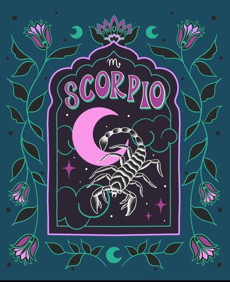 Scorpio Colors, Scorpio Painting, Scorpio Tarot Card, Scorpio Illustration, Scorpio Zodiac Art, Scorpio Images, Scorpio Color, Scorpio Design, Scorpio Aesthetic