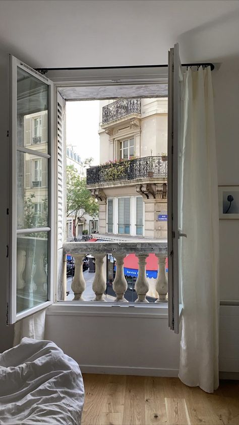 Moving To France, Deauville France, Window Balcony, Parisienne Style, Paris Dream, France Aesthetic, Parisian Life, Moving To Paris, Parisian Apartment