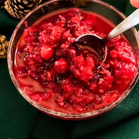 Made from scratch cranberry raspberry sauce is made with raspberries, cranberries, canned pineapple, and Grand Mariner. Cranberry Raspberry Sauce, Cranberry Apple Sauce, Raspberry Jello, Raspberry Sauce Recipe, Cranberry Jelly, Cranberry Sauce Recipe, Raspberry Sauce, Cranberry Sauce Homemade, Raspberry Seeds