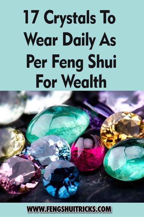 Crystals are described as precious stones that can assist in balancing the body’s energy, cleanse thoughts and emotions, fuel creativity, and clarify intentions. Knowing the enormous properties that crystals possess, connecting to their outstanding energies can benefit, thereby bringing about physical, mental, and emotional fitness. So, what are the best crystals to carry daily as per feng shui? Feng Shui Jewelry, Best Crystals To Wear, Feng Shui Tips For Money, Feng Shui Wallet, Feng Shui Candles, Crystals To Wear, Feng Shui Wealth Corner, Fend Shui, Feng Shui Front Door