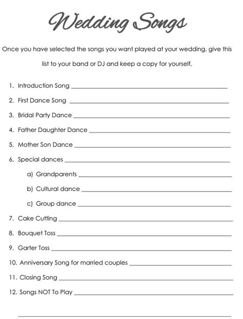 Wedding Checklist Printable, Wedding Planning Binder, Wedding Planning Timeline, Wedding Song, First Dance Songs, Wedding Planning Checklist, Future Wedding Plans, Wedding Preparation, Wedding Music