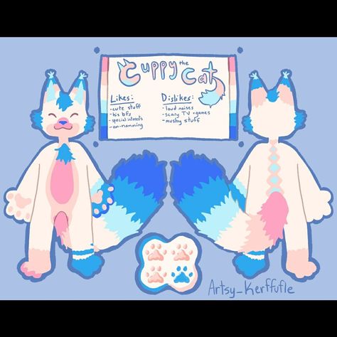 Fursona Paws, Cat Fursona Ref Sheet, Cute Fursona, Fursona Reference Sheet, Fursona Reference, Fursona Ref Sheet, Fursona Ref, Cat Fursona, Ref Sheet