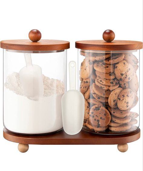 Kitchen accessories Canister Sets For Kitchen, Kitchen Countertop Storage, Tea Coffee Sugar Canisters, Large Glass Jar, Decorative Glass Jars, Mini Glass Jars, Sugar Container, Glass Storage Containers, Kitchen Containers