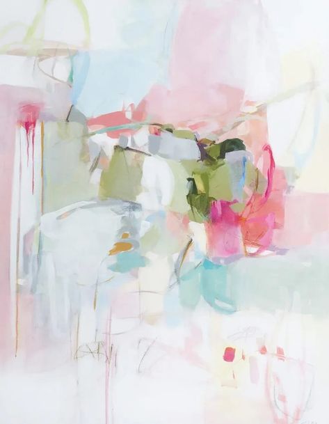 Artist Spotlight: Christina Baker Christina Baker Art, Pink Abstract Painting, Intuitive Painting, Abstract Art Inspiration, Abstract Acrylic, Abstract Artists, Abstract Watercolor, Visual Artist, Abstract Expressionism