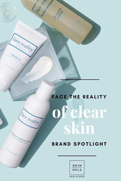 Face Reality Skincare, Clear Skin Care, Professional Skin Care Products, Gentle Cleanser, Face Cleanser, Skin Moisturizer, Clear Skin, Good Skin, Acne