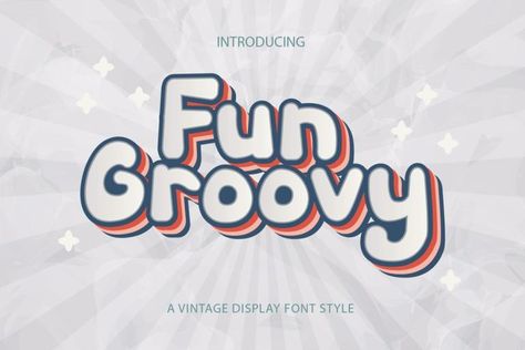 Fun Groovy is a fun and groovy display font with a funky style.This font is perfect for creating t-shirts, stickers, children’s book covers, social media posts, and much more!This font is PUA encoded which means you can access all glyphs freely!Use this unique font to add that special retro touch to any design idea! Fun Groovy […] The post Fun Groovy Font appeared first on FreeFontDL. Groovy Font Free, Font Creator, Unique Font, Groovy Font, Funky Style, Font Inspiration, Display Fonts, Free Social Media, Vintage Display