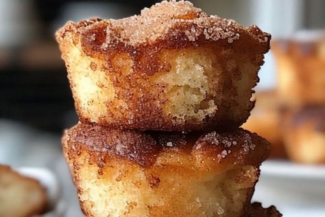 Cinnamon Sugar French Toast Muffins Snowball Cake Recipe, Oreo Muffins, Italian Lemon Pound Cake, Homemade Condensed Milk, Pineapple Cake Recipe, French Toast Muffins, Lemon Pound Cake Recipe, Bread Alternatives, Honey Buns