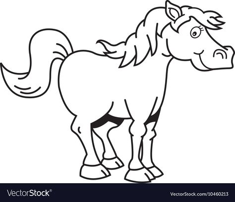 Horse Clipart Black And White, Horse Vector, Horse Clipart, Happy Horse, Cricut Shirts, White Illustration, Clipart Black And White, Black And White Illustration, Transparent Png