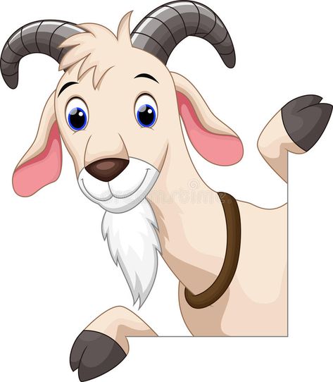 Cute goat cartoon. Illustration of Cute goat cartoon , #Affiliate, #goat, #Cute, #Illustration, #cartoon #ad Cute Goat Cartoon, Goat Picture, Cute Goat, Nursery Animals, Goat Art, Raising Goats, School Murals, Cute Goats, Cartoon Tattoos