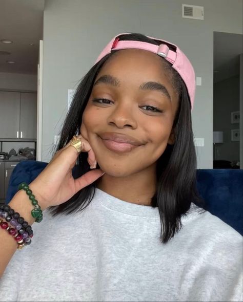 Marsai Martin Outfit, Marsai Martin, Stock Photos People, Facial Routine, Facial Routine Skincare, My Generation, Books Cover, Goddess Braids Hairstyles, Routine Skincare