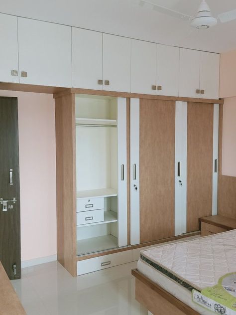 Modern & Master Wooden Wardrobe Designs In 2023 | Get Trending Ideas | Home Decoration | Ideas Cream Color Wardrobe Design, Full Wall Wardrobe Design, Wooden Closet Ideas, Modern Wooden Cupboard Design, Wooden Wardrobe Designs, Wooden Cupboard Design, Wooden Wardrobe Design, Wardrobe Design Modern, Wardrobe Interior