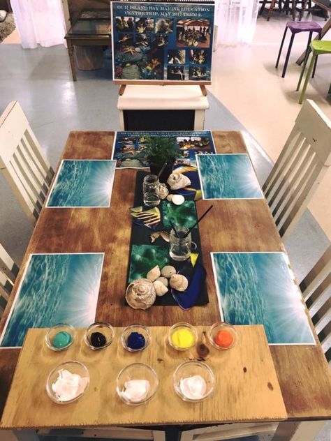 Playdough Provocations Reggio, Provocations Reggio, Reggio Emilia Classroom, Curiosity Approach, Sea Activities, Eyfs Classroom, Fish Activities, Reggio Classroom, Learning Stories