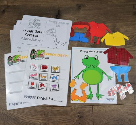 Froggy Gets Dressed, Teacher Morale, Shape Activities Preschool, Choice Board, Cue Cards, Choice Boards, Shapes Activities, First Grade Classroom, Interactive Book