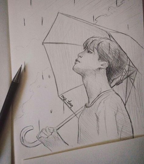 Art Jimin, Bts Art, Jimin Fanart, Kpop Drawings, Art Drawings Sketches Creative, Bts Drawings, Kpop Fanart, Art Drawings Sketches Simple, Cool Art Drawings