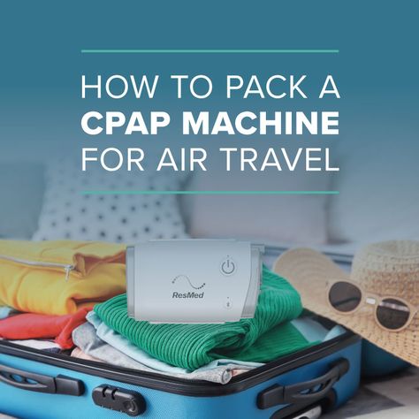 How to Pack a CPAP Machine for Air Travel - GoCPAP Traveling With Cpap Machine, Cpap Cleaning, Carryon Bag, Wheel Carrier, On An Airplane, Cpap Machine, Checked Luggage, Plane Travel, Airplane Travel