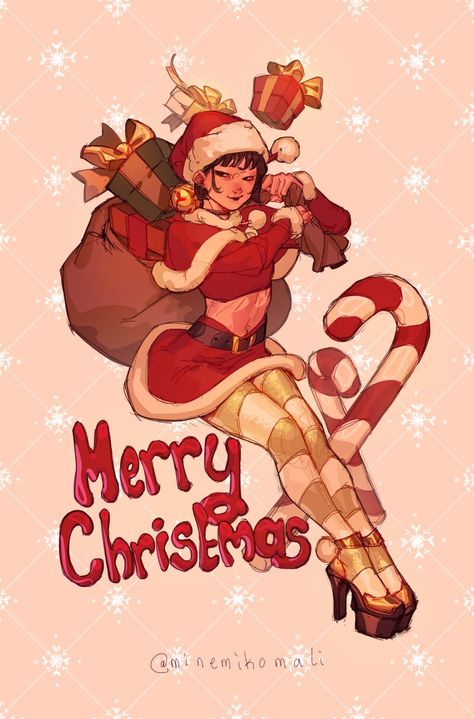 Christmas Drawing Pose Reference, Christmas Chibi Art, Oc Christmas Drawing, Drawing Base Christmas, Christmas Poses Drawing Reference, Pose Reference Christmas, Christmas Art Reference Poses, Christmas Base Drawing, Christmas Oc Drawing