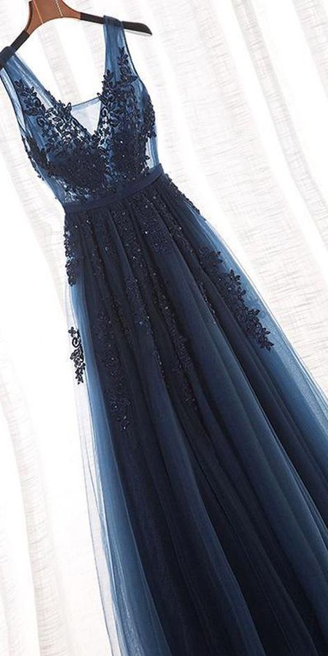 Blue Lace Prom Dress, Navy Blue Prom Dresses, Dresses Luxury, Tulle Evening Dress, Lace Prom Dress, Formal Dresses Gowns, Bridesmaid Dresses Prom, Cute Prom Dresses, Long Prom Dresses