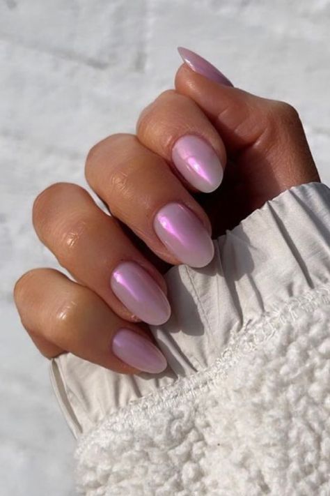 Want a trend-ticking manicure that goes with every outfit? Cellophane nails are for you. We’re here to help you decide what mani to get next - and this trend works for absolutely everyone and goes with every outfit: cellophane nails. Cellophane Nails, Nail Inspiration, Spring Trends, Nail Trends, Nails Inspiration, Manicure, Nails, Beauty