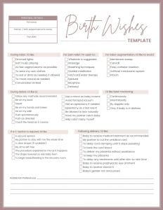 Free Birth Plan Template: Understanding Your Options Printable Birth Plan Template, Physiological Birth Plan, Home Birth Plan Template, Creating A Birth Plan, Birth Plans Template, Example Birth Plan, Birth Plan Options, Birth Plan Ideas, Simple Birth Plan Template