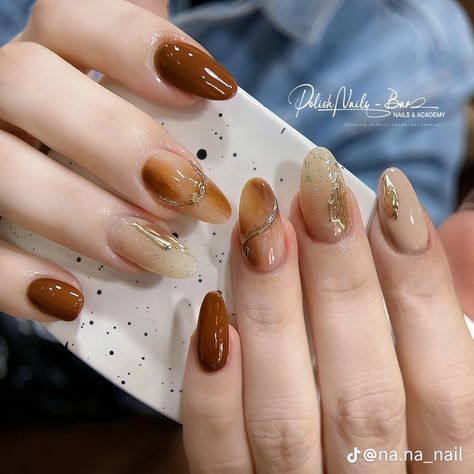 Beige Nail Art, Fancy Nail Art, Korean Nail Art, Fake Nails Designs, Lilac Nails, Elegant Nail Art, Hello Nails, Subtle Nails, Fancy Nails Designs