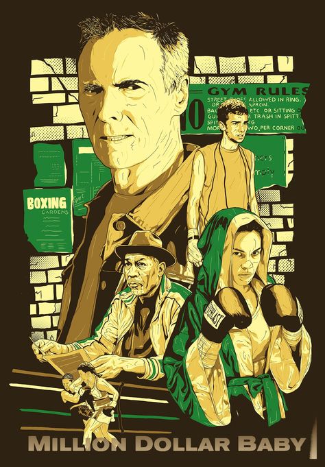 Million Dollar Baby Movie, Movie Poster Box, Movies Collage, 2022 Movies, Small Posters, Million Dollar Baby, Movie Collage, Baby Movie, Baby Poster