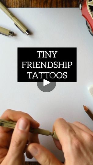 Tiny Friendship Tattoos, Friendship Tattoos For Two, Friendship Tattoo Ideas, Friendship Tattoos For 3, Tattoo Friendship, Small Friendship Tattoos, Friendship Tattoo, Friendship Tattoos, Illustrators On Instagram